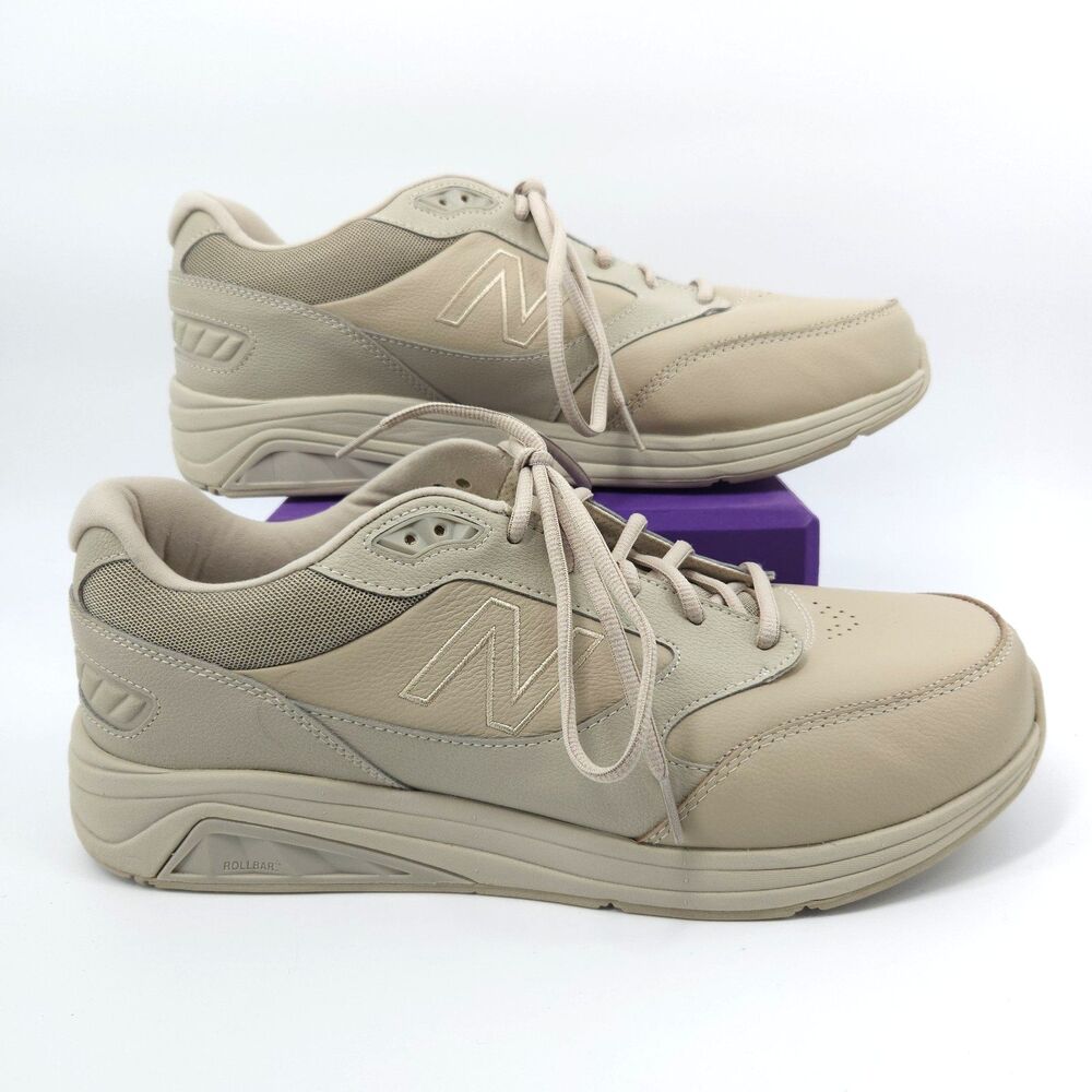 New Balance 928V3 Shoes Mens  Size 13 4E Beige Leather Walking MW928BN3